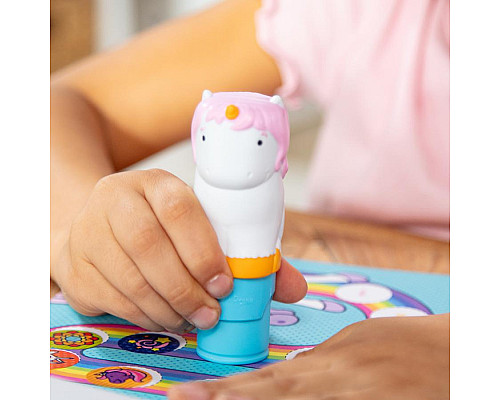 Дитячий блокнот та штамп Spin Master З наліпками Єдиноріг Melissa and Doug. Sticker WOW