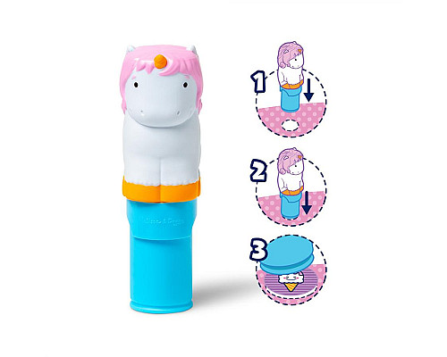 Дитячий блокнот та штамп Spin Master З наліпками Єдиноріг Melissa and Doug. Sticker WOW