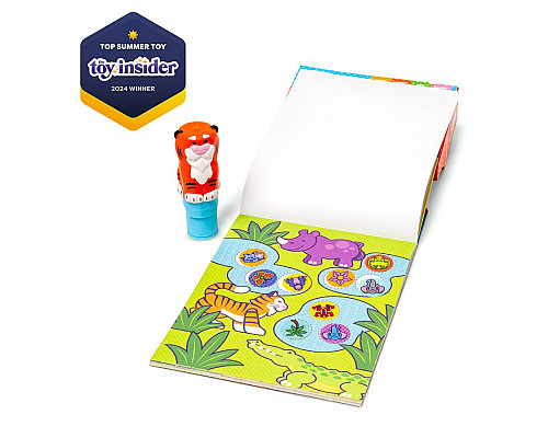 Дитячий блокнот та штамп Spin Master З наліпками Тигреня Melissa and Doug. Sticker WOW