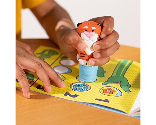 Дитячий блокнот та штамп Spin Master З наліпками Тигреня Melissa and Doug. Sticker WOW