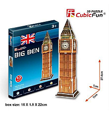 3D пазл CubicFun Міні Біг Бен (S3015h)