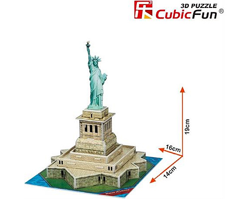 3D пазл CubicFun Міні Статуя Свободи (S3026h)