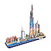 3D пазл CubicFun City Line з LED-підсвіткою Дубай (L523h)