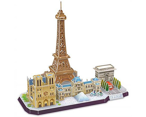 3D пазл CubicFun City Line Париж (MC254h)