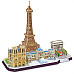 3D пазл CubicFun City Line Париж (MC254h)