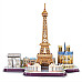 3D пазл CubicFun City Line Париж (MC254h)