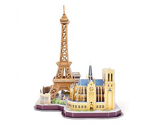 3D пазл CubicFun City Line Париж (MC254h)