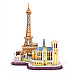 3D пазл CubicFun City Line Париж (MC254h)