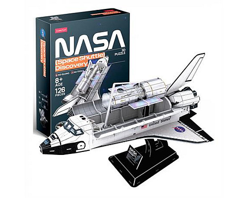 3D пазл CubicFun NASA Космічний шатл Діскавері (DS1057h)