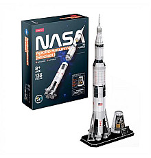 3D пазл CubicFun NASA Ракета Аполлон Сатурн-5 (DS1059h)