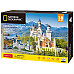 3D пазл CubicFun National Geographic Замок Нойшванштайн (DS0990h)