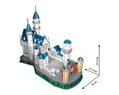 3D пазл CubicFun National Geographic Замок Нойшванштайн (DS0990h)