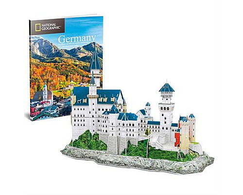 3D пазл CubicFun National Geographic Замок Нойшванштайн (DS0990h)