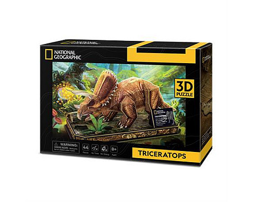 3D пазл CubicFun National Geographic Dino Трицератопс (DS1052h)