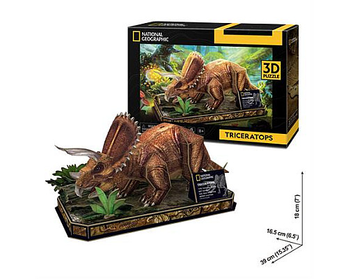 3D пазл CubicFun National Geographic Dino Трицератопс (DS1052h)
