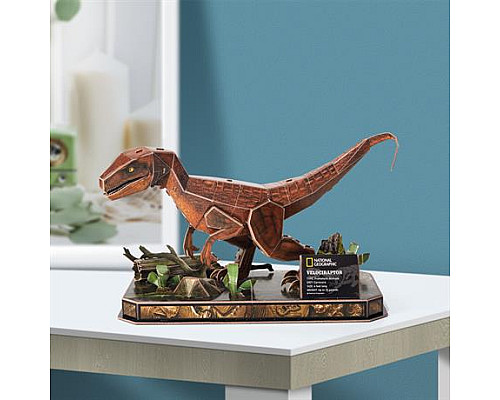 3D пазл CubicFun National Geographic Dino Велоцираптор (DS1053h)
