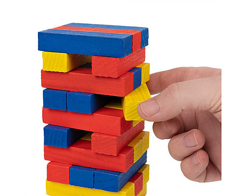 Настільна гра Spin Master Дженга, різнокольорова