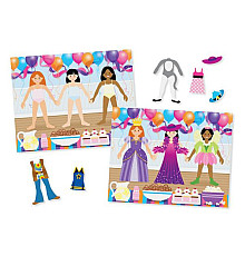 Набір багаторазових наліпок Spin Master Одягни ляльку Melissa and Doug