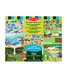 Набір багаторазових наліпок Spin Master Середовище проживання тварин Melissa and Doug