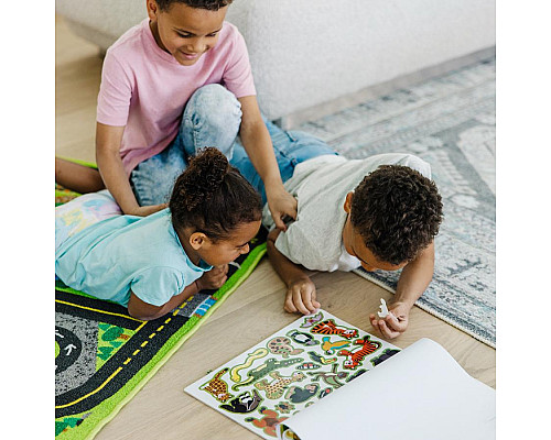 Набір багаторазових наліпок Spin Master Середовище проживання тварин Melissa and Doug