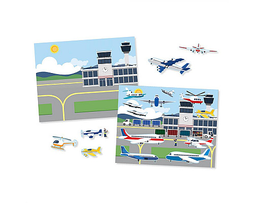 Набір багаторазових наліпок Spin Master Транспорт Melissa and Doug