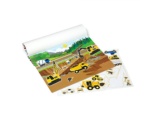 Набір багаторазових наліпок Spin Master Транспорт Melissa and Doug