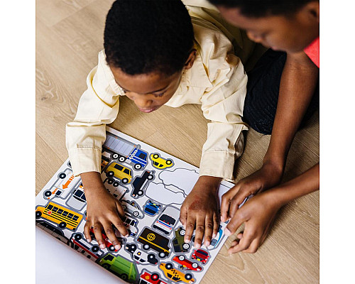 Набір багаторазових наліпок Spin Master Транспорт Melissa and Doug