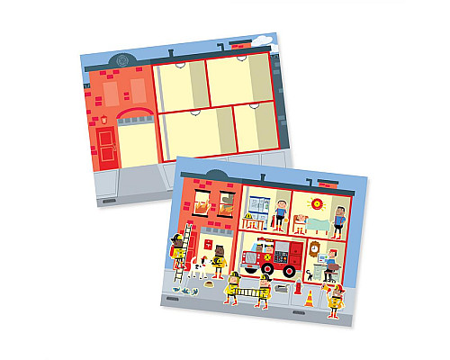 Набір багаторазових наліпок Spin Master Моє місто Melissa and Doug