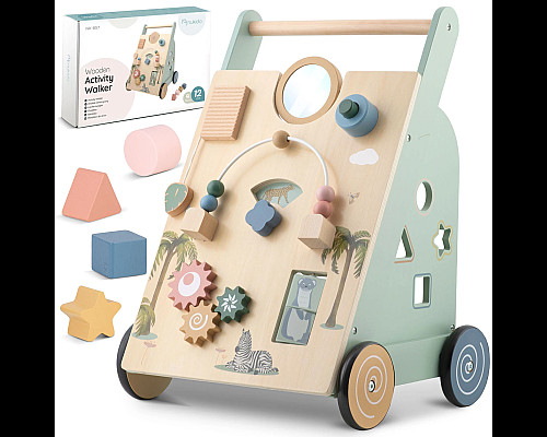 Дитяча каталка дерев'яна Nukido NK-857