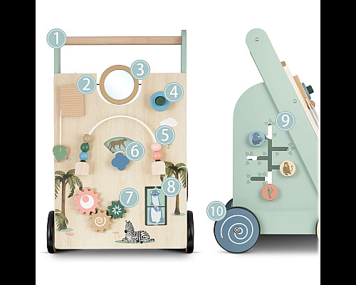 Дитяча каталка дерев'яна Nukido NK-857