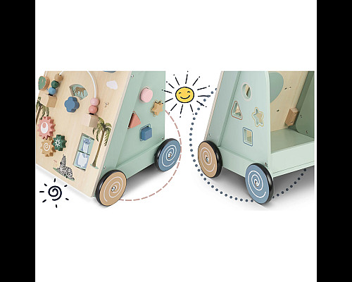 Дитяча каталка дерев'яна Nukido NK-857