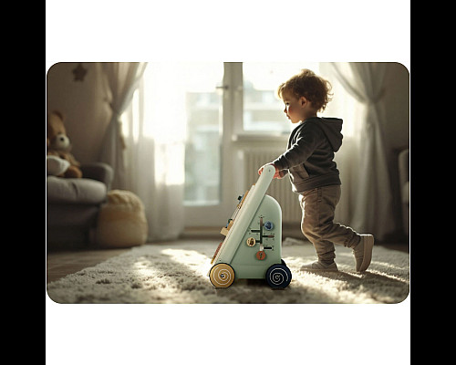 Дитяча каталка дерев'яна Nukido NK-857