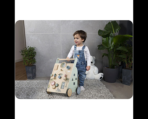 Дитяча каталка дерев'яна Nukido NK-857