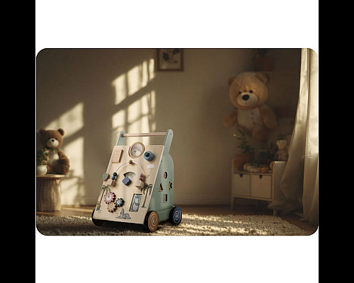 Дитяча каталка дерев'яна Nukido NK-857