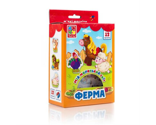 Набір магнітів Vladi Toys Мій маленький світ Ферма (VT3106-09)