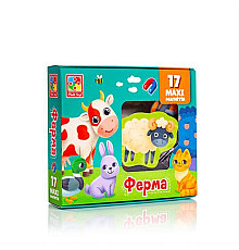 Набір магнітів Vladi Toys Ферма (VT3106-24)