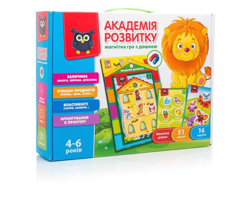 Навчальний набір Vladi Toys Властивості та ознаки з магнітною дошкою (VT5412-03)