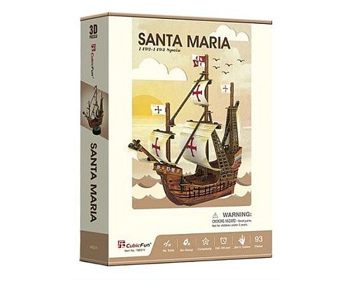 3D пазл CubicFun Санта-Марія (T4031h)