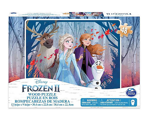 Пазл дерев’яний Spin Master Холодне сердце 2, 20 х 23 см, 48 ел.