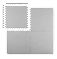 Дитячий килимок-пазл Ricokids 738203, 60 x 60 см 4 шт, сірий