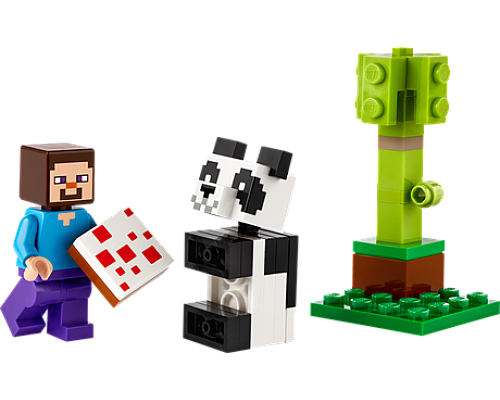 Конструктор LEGO Minecraft Стів і малюк-панда 35 деталей (30672) Конструктор LEGO Minecraft Стів і малюк-панда 35 деталей (30672)