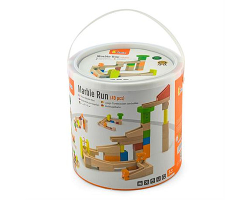 Конструктор Viga Toys Гірки для кульок 49 елементів (51619) Конструктор Viga Toys Гірки для кульок 49 елементів (51619)