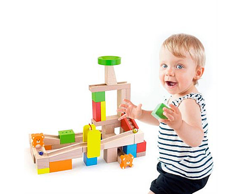 Конструктор Viga Toys Гірки для кульок 49 елементів (51619) Конструктор Viga Toys Гірки для кульок 49 елементів (51619)