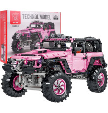 Дитячий конструктор Pink Off-Road Car 2471 ел.