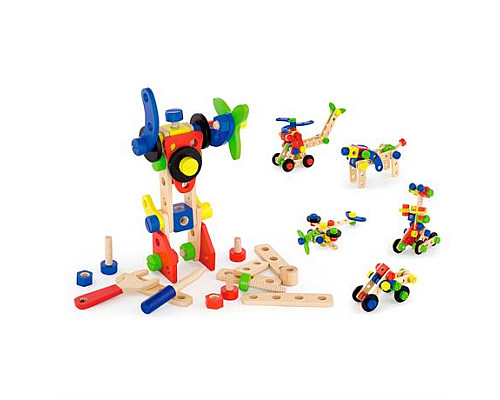 Дерев'яний конструктор Viga Toys 68 ел. (50382) Дерев'яний конструктор Viga Toys 68 ел. (50382)