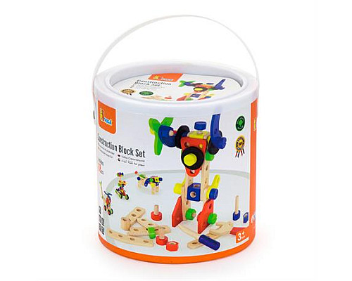 Дерев'яний конструктор Viga Toys 68 ел. (50382) Дерев'яний конструктор Viga Toys 68 ел. (50382)