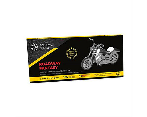 Колекційна модель-конструктор Metal Time Harley Davidson Roadway Fantasy Мотоцикл механічний (MT012) Колекційна модель-конструктор Metal Time Harley Davidson Roadway Fantasy Мотоцикл механічний (MT012)