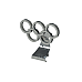 Колекційна модель-конструктор Metal Time Rings of Strength Олімпійські кільця (MT021Y)