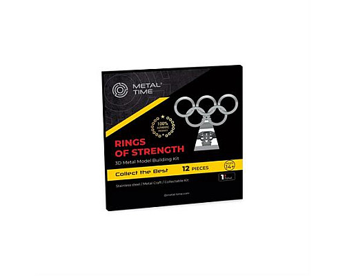 Колекційна модель-конструктор Metal Time Rings of Strength Олімпійські кільця (MT021Y) Колекційна модель-конструктор Metal Time Rings of Strength Олімпійські кільця (MT021Y)
