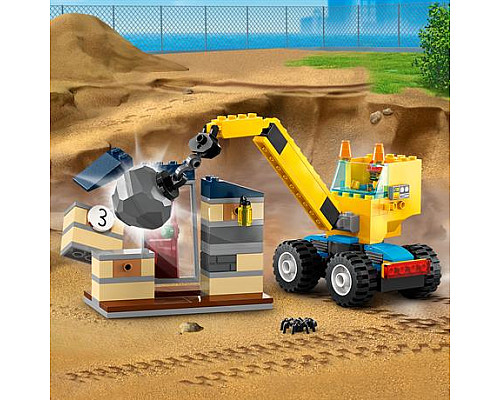 Конструктор LEGO City Construction Будівельні вантажівки та кулястий таран 235 ел. (60391) Конструктор LEGO City Construction Будівельні вантажівки та кулястий таран 235 ел. (60391)